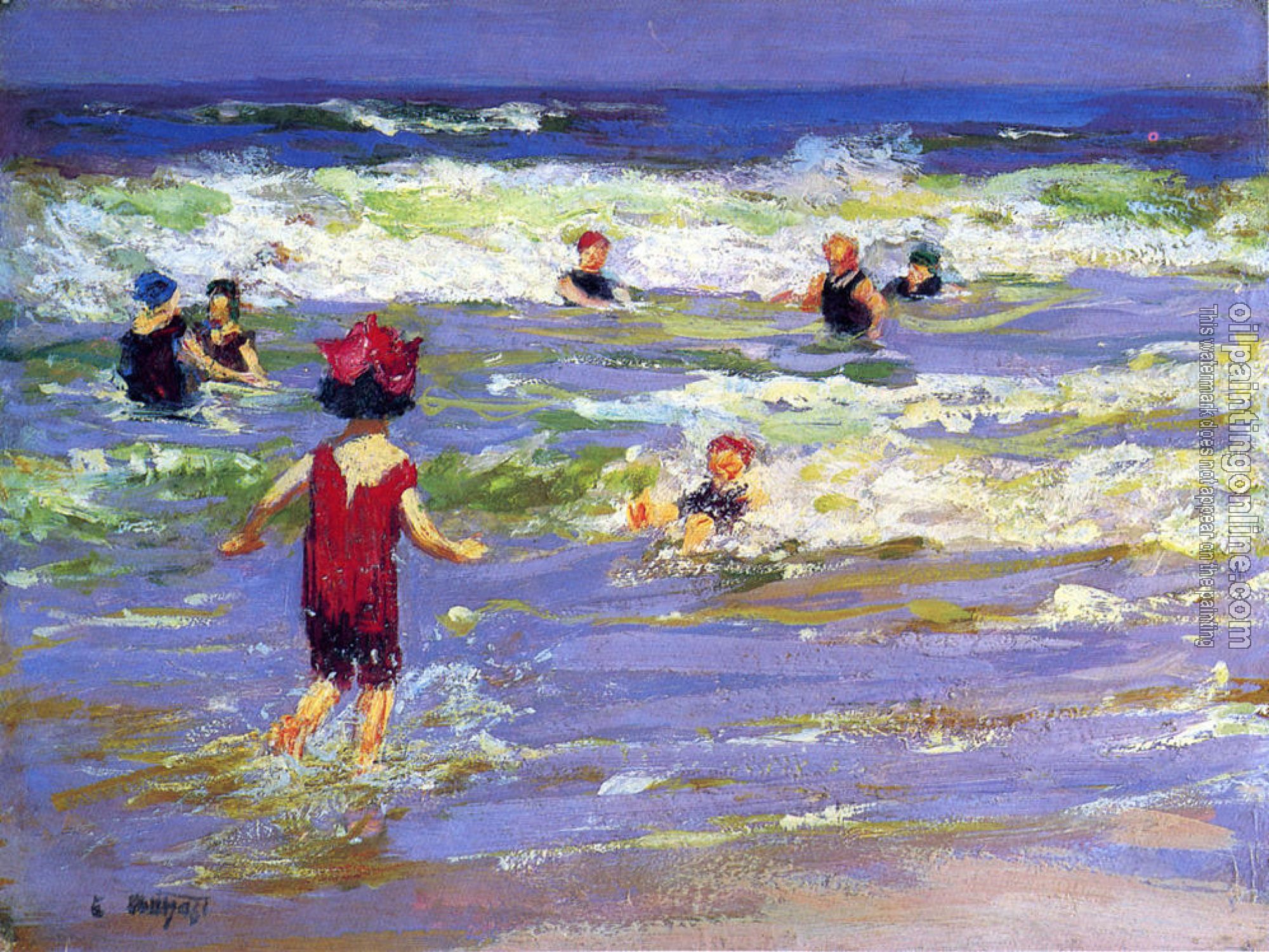 Potthast, Edward Henry - Little Sea Bather